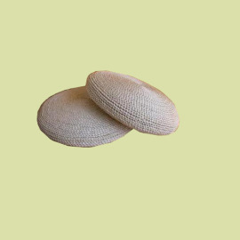 纯天然无污染 手工编织家居用品 草编坐垫