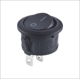 16A圆形船型翘板开关
