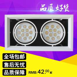 工厂直销豆胆射灯，AR90大功率款12W/24W/36W，商场办公酒店大厅照明灯具