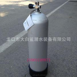 专业潜水瓶磨沙潜水铝瓶 12L氧气瓶进口潜水气瓶 12升潜水