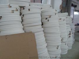 空调连接管铝的抗弯折性优于铜管，且比铜管轻，使用非常方便