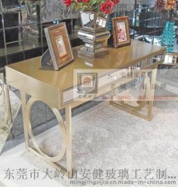 玄关台时尚装饰台镜面边桌写字台后现代沙发背几