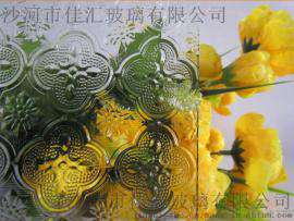 供应4-6mm金丝，银霞，香梨，布纹等压花玻璃/压延玻璃
