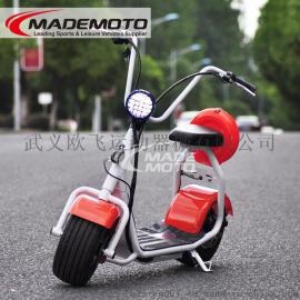 可进电梯MADEMOTO哈雷电动滑板车48V10AH锂电池无刷电机