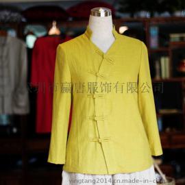 深圳赢唐服饰 棉麻料中式服装女士唐装/唐装汉服旗袍/新中式手工定制/高端茶楼会所
