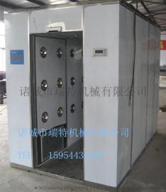 供应山东诸城DRT-2680型多人三吹洁净室车间空气净化吹淋室