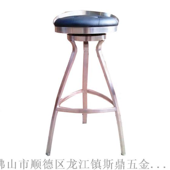 佛山五金吧台椅/S012时尚金属高脚吧椅/PU酒吧椅家居休闲椅定制