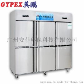 英鹏大型立式不锈钢冷藏防爆冰箱1300L