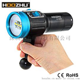 HOOZHU鸿珠 V13潜水灯 五种颜色 2600流明 潜水手电筒