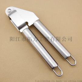 厂家直销不锈钢手动挤压蒜器 蒜泥器 厨房小工具