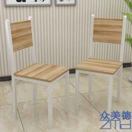 众美德定制cy-171不锈钢餐椅大排档塑料餐椅