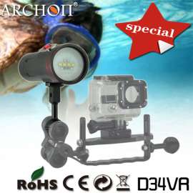 奥瞳 ARCHON 4色LED UV 水下荧光摄影补光灯 D34VR