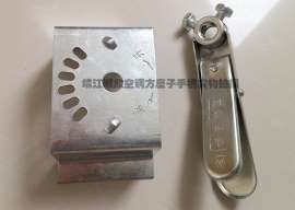 顺欣 冲量款调节阀手柄、手动多叶调节阀手柄、方座型夹子风阀执行器