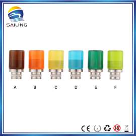 sailing电子烟滴嘴 厂家直销drip tips 流光玻璃6色烟嘴