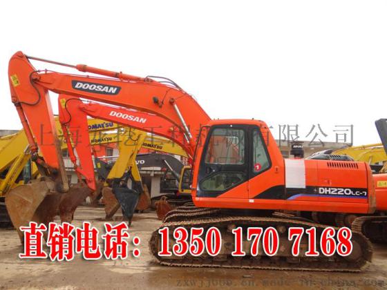 二手斗山挖机 斗山220-7挖掘机价格 二手挖掘机市场