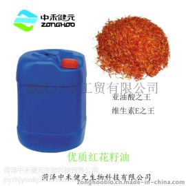 中禾健元 红花籽油 冷榨一级 500ml棕色玻璃瓶