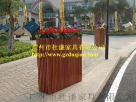 杜谦家具1.1米现货公园木花箱，实木花槽