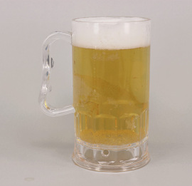 300ml 啤酒 马克杯 塑料啤酒杯