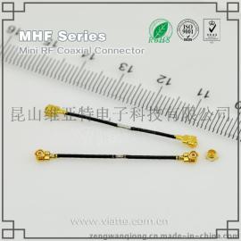 0.81 双头I-PEX（20311-011R-08）极细射频连接线（铆压铜扣）