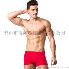 佛山男士无痕内裤厂家2016年款本命年大红色情侣内裤贴牌U凸囊袋男内裤批发