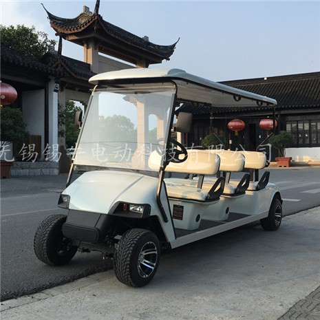 景区景点公园6座电动观光接送车报价，旅游载客观光电瓶车厂家