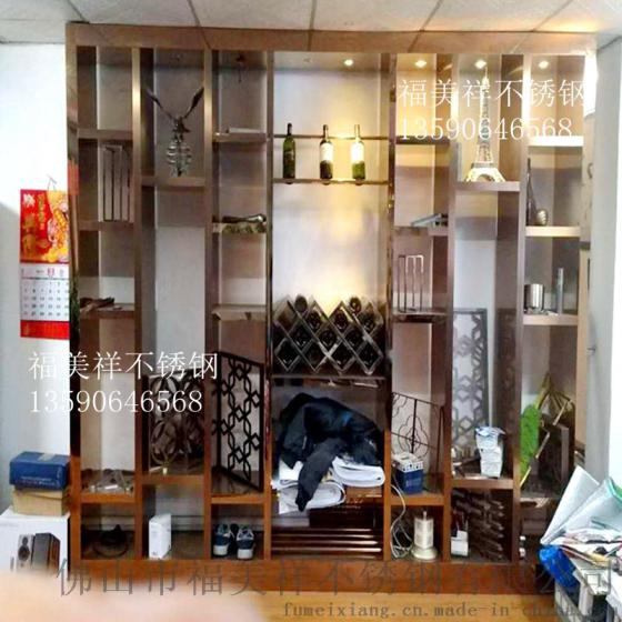 现代简约金属不锈钢书架酒店办公室书房不锈钢书柜书橱厂家定制直销