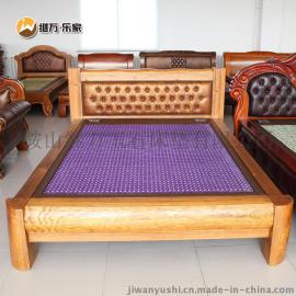 继万乐家  玉石床JW301七彩宝石