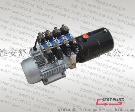 220V2.2KW,6升油箱4组双作用液压动力单元
