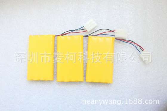 9.6V AA1000mah 镍镉电池 可充电电池组 LED后备电源 LED灯电池