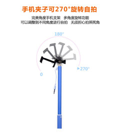 供应60cm线控迷你折叠便携铝合金自拍杆