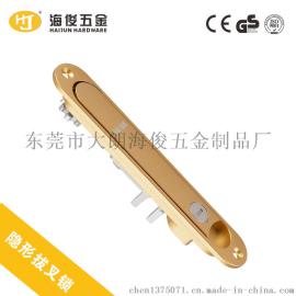 锌合金隐形拨叉锁 隐形执手锁 KD-201