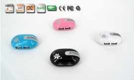 迷你鼠标形 USB HUB集线器 usb扩展器 usb分线器 一拖四 直销