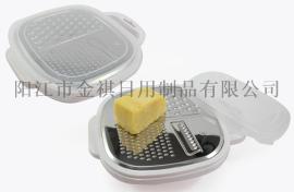 不锈钢切菜刨丝器塑料容器盒加盖