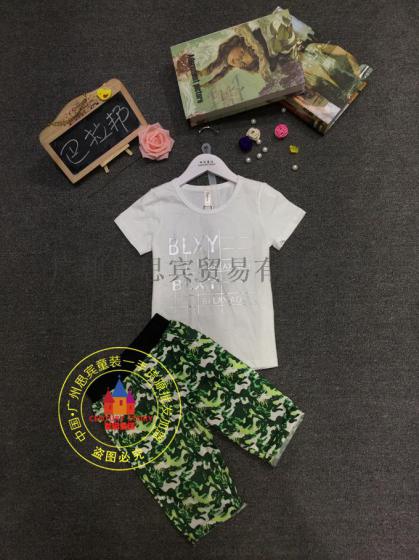 【巴拉邦】一线品牌童装 夏装T恤 折扣尾货批发