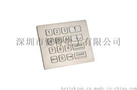 IP65不锈钢全防水键盘K-TEK-B120KP-AC-DWP