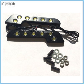 鹰眼L型日行灯 白光 长亮 日间行车灯 通用车外灯
