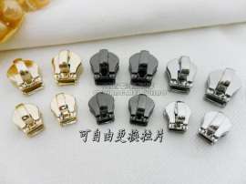 金属拉链头 高档半自动拉链头 皮包拉链头