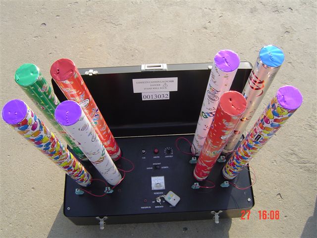 8发电子礼花机器