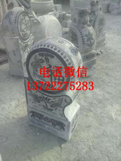石雕大象门墩青石抱鼓仿古做旧门当门鼓石