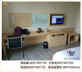 宾馆电视柜连锁酒店式全套桌子公寓用客房简约连体电脑桌