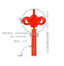 供应广万达LED明月型中国结  节日景观亮化
