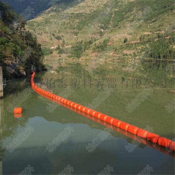 拦污漂浮体水上塑料拦污浮漂排厂家