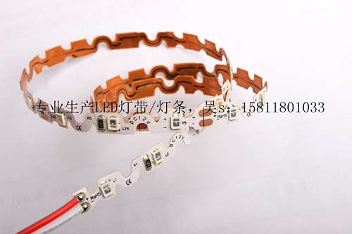 深圳 高品质LED软灯条 2835双面板单面板柔性灯带