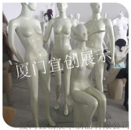 模特橱窗道具陈列制作厂家 柜台服装模特制作厂家
