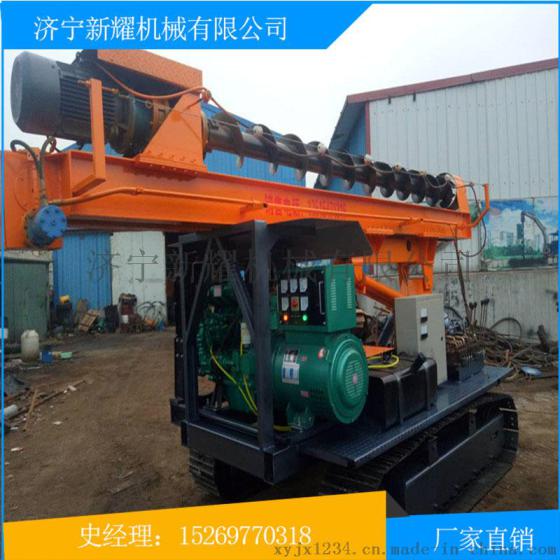 厂家供应车载公路打桩机 高速公路护栏钻孔