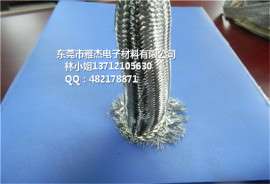 阻止信号干扰镀锡铜屏蔽编织网套单价、紫铜编织线防波套