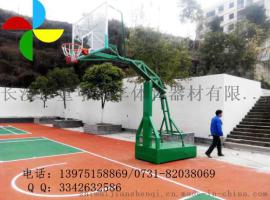 邵阳室外篮球场现场施工/洞口彩色塑胶篮球场尺寸报价
