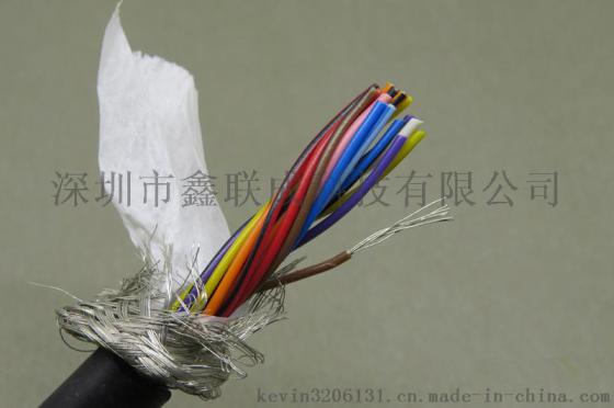 深圳坦克拖链电缆 机器人拖链电缆伺服机电高柔性2芯拖链电缆TRVV24*0.3平方 耐折抗拉1000万次