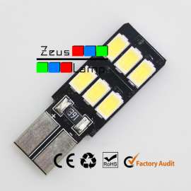 【宙斯照明】5630LED汽车示宽灯牌照灯T10铝件 恒流驱动单面六灯