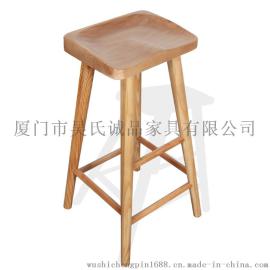 吴氏诚品  全实木吧椅
